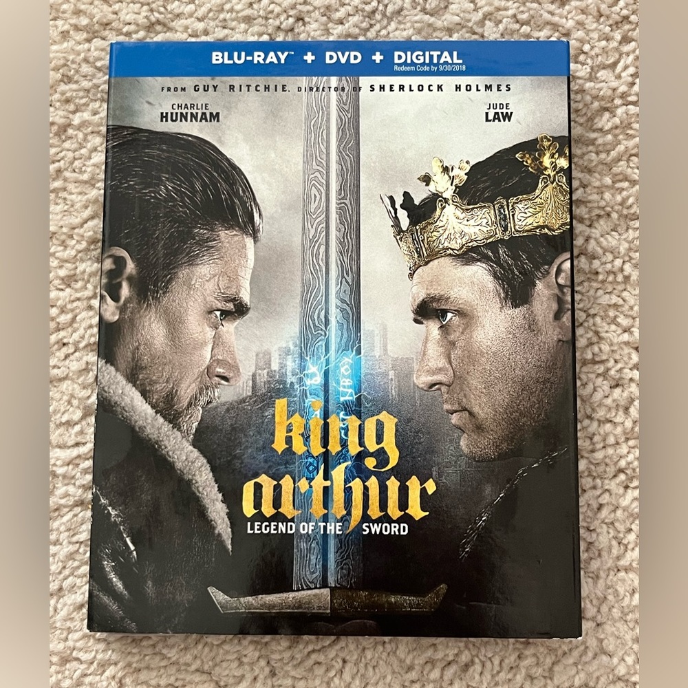 NEW King Arthur Legend Of The Sword Blue Ray & DVD Sealed ⚔️